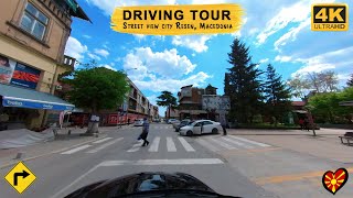 DRIVING TOUR - Street view city RESEN, Macedonia 🇲🇰 (2022) 【4K】 VW Golf 5 2.0 GT Sport (POV)