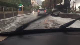 La grandine colpisce il ponente savonese: grandi disagi ad Alassio