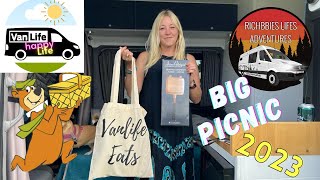 Vanlife eats big picnic festival 2023 camper van wedding weekend