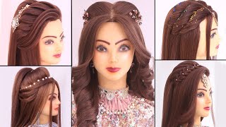 5 cute easy open hairstyle for Diwali l Bridal Hairstyles Kashee's l Wedding Hairstyles Kashee's