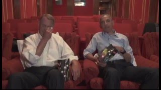 Obama and Boehner watch a movie