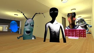 CRAZY FROG PLANKTON COCKROACH AND ALL BOTS #gmod #nextbots