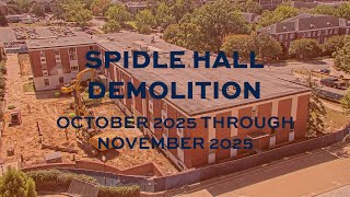 Spidle Hall full demolition!