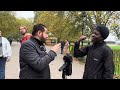 Tough Question Put Abass On The Spot! Abass And Visitor Speakers Corner Sam Dawah