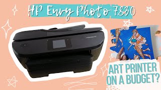 🖨 HP Envy Photo 7830 Review - \u0026 Instant Ink || Printer on a budget for artists - is it good?