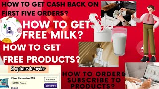 FTH daily review|How to get free milk, free products,Cashback|how to order,edit ,subscribe