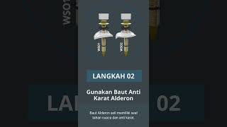 Tips / Langkah Mudah Pasang Atap Alderon RS