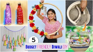 5 Budget Friendly DIWALI Home Decor Ideas | DIYQueen