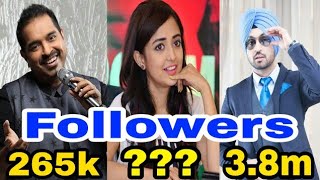 Shocking Instagram followers of Rising Star India Season 2 Judges and Host | 2018 ||[YES INDIA]