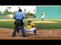 blue jays 3b gabriel cenas batting vs pirates minor league spring training 2012 draws a walk