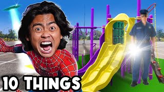 10 THINGS YOU SHOULD NOT DO AT A PLAYGROUND!!!