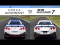 Forza Motorsport vs Gran Turismo 7 - Nissan GT-R R35 Nismo - FH5 vs FM8 Comparison