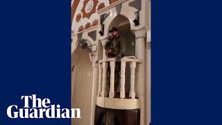 Israeli soldiers filmed reciting Jewish prayers inside West Bank mosque