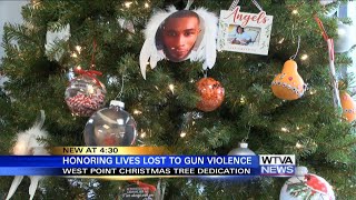 West Point honors gun violence victims with Christmas tree dedication