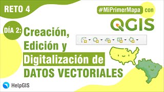 ✍ CREAR, EDITAR y DIGITALIZAR Shapefiles en QGIS 📗 #MiPrimerMapa con QGIS - 02