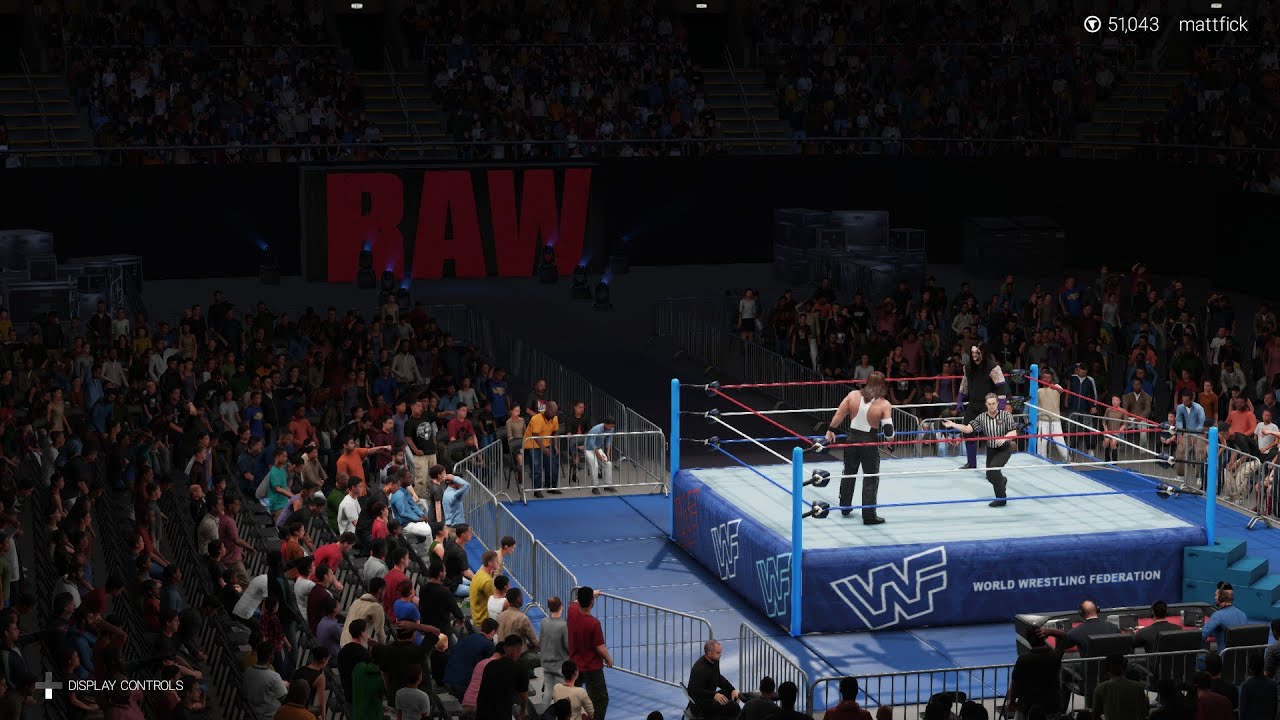 WWE 2K19 RAW 1996 ARENA MOD - YouTube