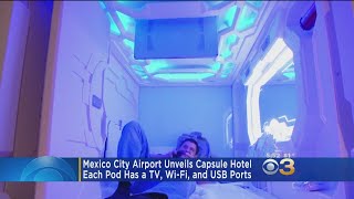 Mexico City Airport Unveils Capsule Hotel