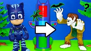 PJ Masks Catboy Finds Werewolf Costume in Spooky Transforming Towers