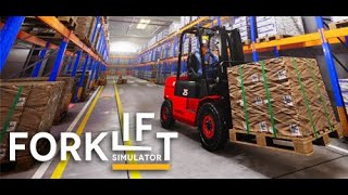 Forklift Simulator | Día 1 - Tengo una carretilla amarilla y es de las que molan!! | no commentary