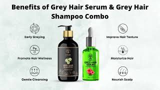 Ivory Natural - Anti Grey Hair Combo (Serum \u0026 Shampoo)  For Premature Grey Hair #beauty #natural