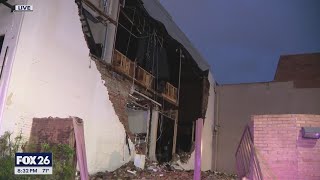 Houston weather: Conejo Malo in downtown partially collapsed due to strong storms