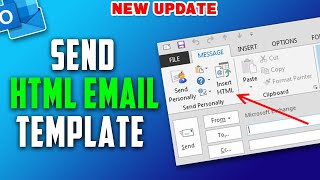 How to send html email template in outlook (New Update)