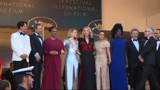 Cannes: Jury arrives for closing ceremony