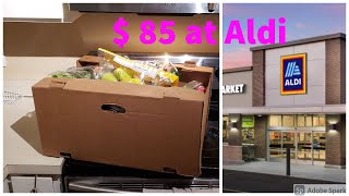 Weekly shopping at Aldi  $85 dollars in Nashville, TN