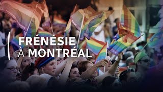 L’ambiance est à la fête pour la Fierté au centre-ville de Montréal