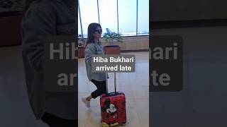 حبا بخاری نے پورا جہاز رکوا دیا#minalkhan #aimankhan #luxstyleawards #airport