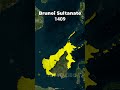 Evolution of Brunei Darussalam #history #shorts