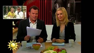 Så här såg det ut när Jenny och Steffo sände ihop allra första gången - Nyhetsmorgon (TV4)