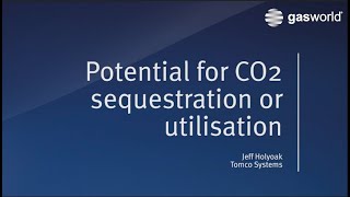 Tomco: Potential for CO2 sequestration or utilisation