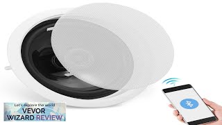 VEVOR 6.5'' Bluetooth in Ceiling Speakers 150W Flush Mount Ceiling \u0026 in-Wall Review