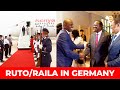 WATCH HOW RAILA RECEIVED RUTO IN GERMANY