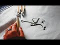 Hazrat Ali🖤 Arabic calligraphy tutorial 🚫No Music🎵 | Rehfa calligraphy