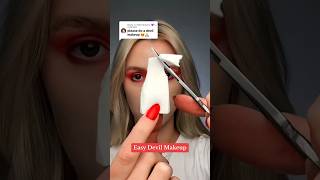 Viral Easy DIY Devil Makeup ✨ | Best Halloween Makeup Tutorial! 🎃👻