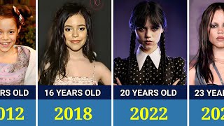 Wednesday(Jenna Ortega) Transformation From 1 to 23 Years Old