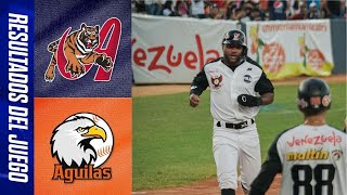 Resumen del Juego Tigres de Aragua vs Águilas del Zulia | 16 de diciembre 2024