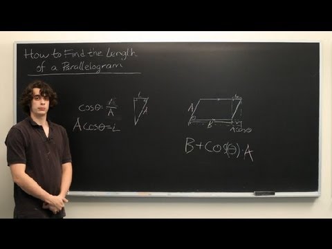 How to Find the Length of a Parallelogram : Parallelograms & Math How to Find the Length of a Parallelogram : Parallelograms & Math