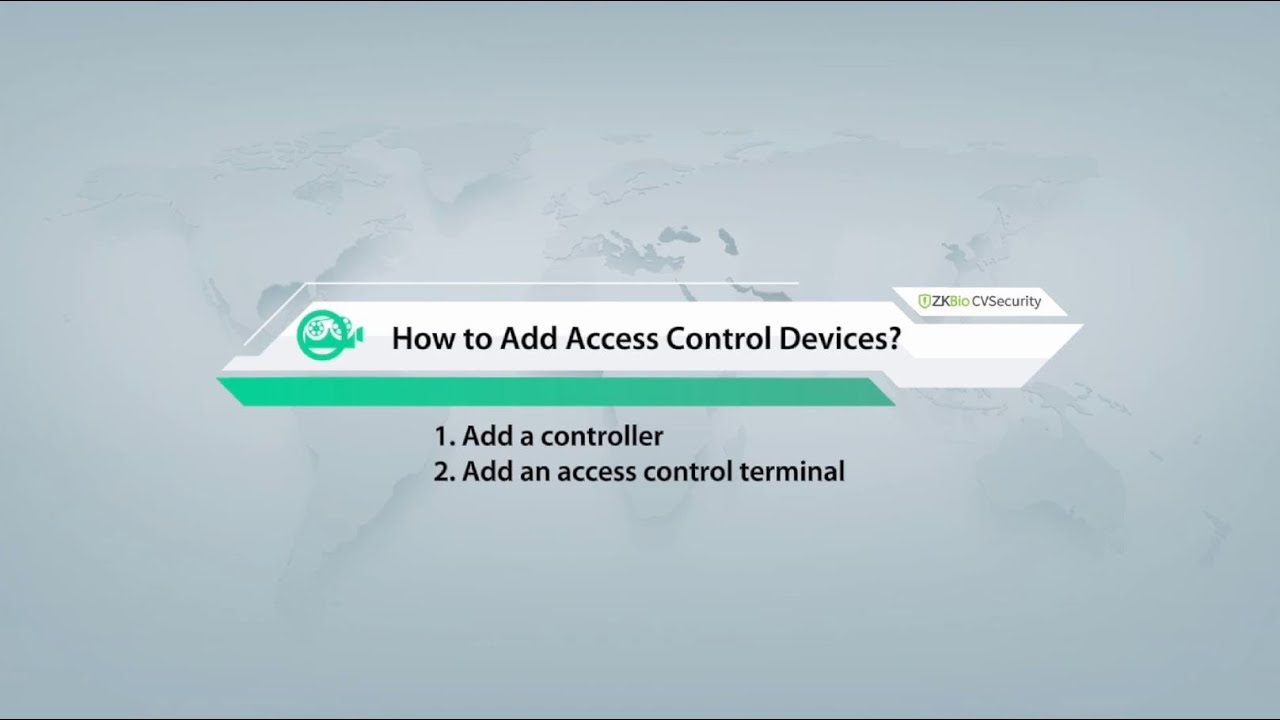 How To Add Access Control Devices In Zkbio Cvsecurity Zkteco Academy