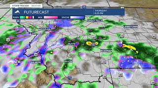 Unsettled pattern through the end of the week