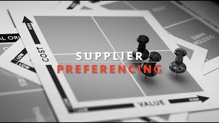Supplier Preferencing The Sales Perspective