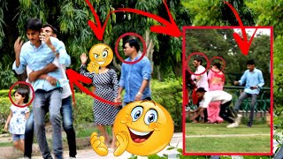 bhaisahab ye kis line me aa gye aap full funny park video 🤪 || cute girl pranks 🤪