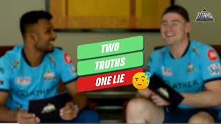 Gujarat Titans | ✌️Truths, ☝️Lie ft. Dasun and Josh 😄