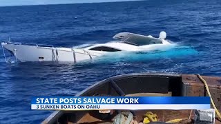 Salvaging sunken boats in Hawaii costs thousands, and boat owners pay the price