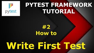 PyTest tutorial #2 - How to Write First Test in PyTest