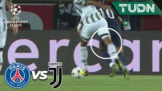 ¡Neymar pide PENAL! Cae en el área | PSG 2-0 Juventus | UEFA Champions League 22/23-J1 | TUDN