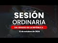 🔴Sesión Ordinaria del Senado de la República 12/10/2024