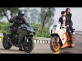 Most Rare KTM RC8R 1190 VS World's Fastest H2!!